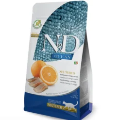 ND Ocean Neutered Arenque naranja gatos esterilizados