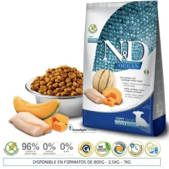 ND Ocean Puppy Mini Bacalao calabaza melón cachorros