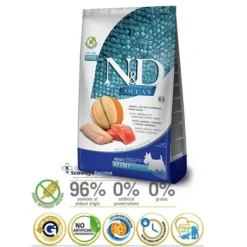 ND Ocean Salmón Bacalao Melón perros adultos mini