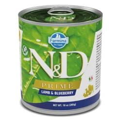 ND Prime dog lata Cordero Arándanos SIN CEREALES perros 6×285 g