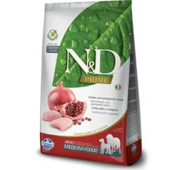 ND Prime Dog MediumMaxi pollo granada SIN CEREALES perros adultos medianos grandes