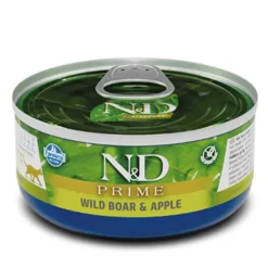 ND Prime lata Jabalí Manzana SIN CEREALES gatos adultos