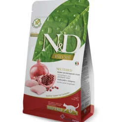 ND Prime NEUTERED pollo granada SIN CEREALES gatos adultos esterilizados
