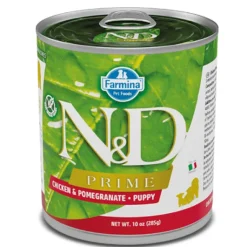 ND Prime Puppy lata pollo granada SIN CEREALES cachorros 6×285 g