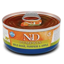 ND Pumpkin Cat lata Jabalí Manzana calabaza gatos adultos
