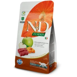 ND Pumpkin Cat VENADO, Calabaza y Manzana pienso para gatos