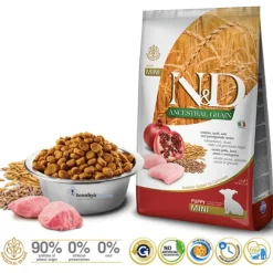 ND PUPPY mini Ancestral Pollo Granada cachorros