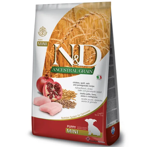 ND PUPPY mini Ancestral Pollo Granada cachorros