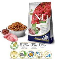 ND QUINOA Dog digestión Cordero perros adultos todas las razas