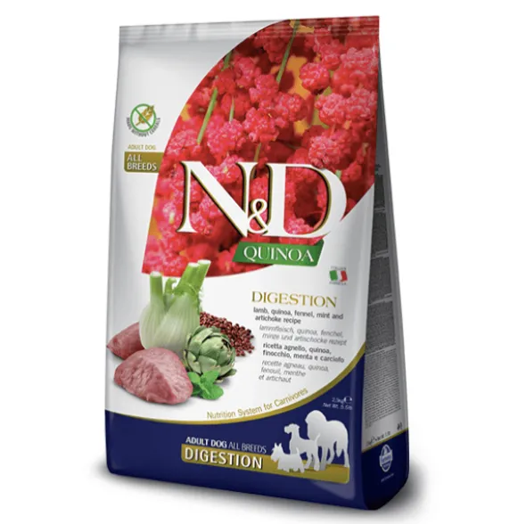 ND QUINOA Dog digestión Cordero perros adultos todas las razas