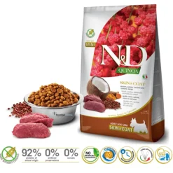 ND Quinoa dog MINI skin coat VENADO pieles sensibles perros MINI 2,5kg