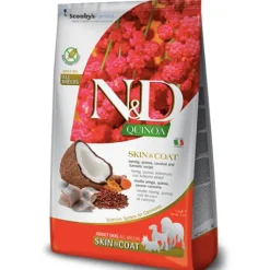 ND Quinoa skin coat Arenque pieles sensibles perros todas las razas