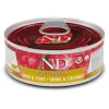 ND Quinoa Skin Coat CODORNIZ lata gatos piel sensible 24X80 g