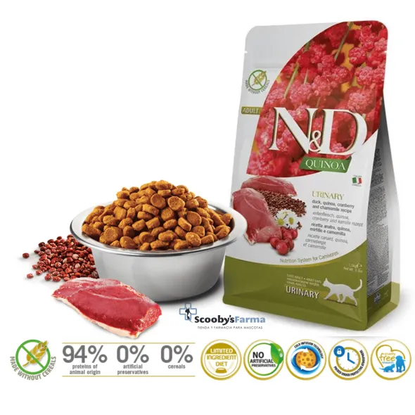 ND Quinoa Urinary CAT PATO gatos