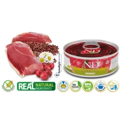 ND Quinoa URINARY lata gatos 24×80 g