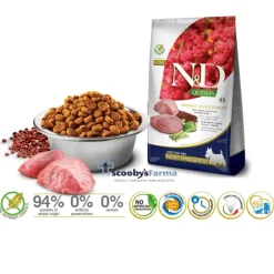 ND Quinoa Weight Management DOG CORDERO control de peso perros MINI 2,5 kg