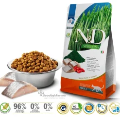 ND SPIRULINA Cat Arenque y Bayas de Goji gato adulto 1,5 kg