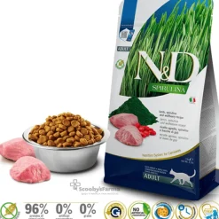 ND SPIRULINA Cat Cordero y Bayas de Goji gato adulto 1,5 kg
