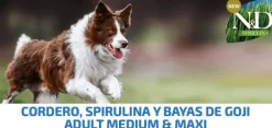 ND Spirulina Dog med-maxi Cordero perros adultos