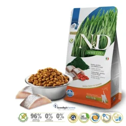 ND SPIRULINA Kitten Arenque y Bayas de Goji gatitos 1,5 kg