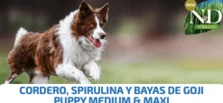 ND Spirulina Puppy med-maxi Cordero