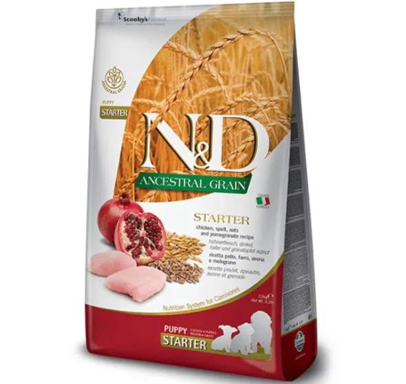 ND Starter PUPPY Ancestral Pollo Granada cachorros 800 g