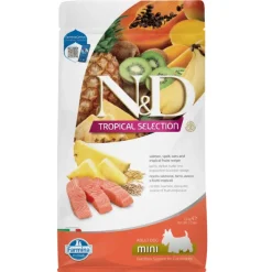 ND Tropical salmón perros mini pienso para perros