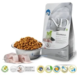 Nd White puppy mini LUBINA monoprotéico cachorros 1,5 kg