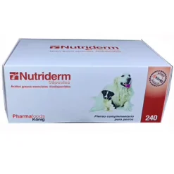 Nutriderm cápsulas ácidos grasos para perros