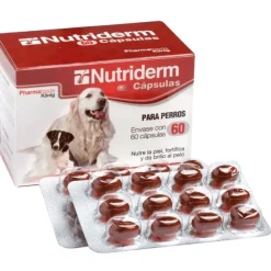 Nutriderm cápsulas ácidos grasos para perros