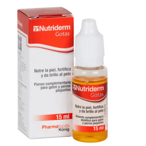 Nutriderm GOTAS dermatitis perros gatos 15 ml