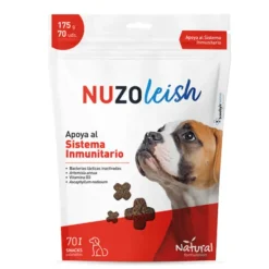 Nuzoleish (antes Inmunoleish) Postbiotic – Sistema inmune para perros 70 snacks