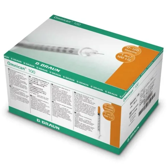 Omnican 30G Jeringa insulina caja de 100 unidades