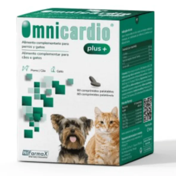 OMNICARDIO PLUS función cardíaca perros gatos 60comp