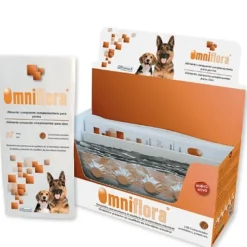 Omniflora probióticos y prebióticos 120 comp. perros
