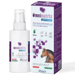 Omnimatrix SEPTIFREE spray cicatrizante perros gatos caballos 50 ml