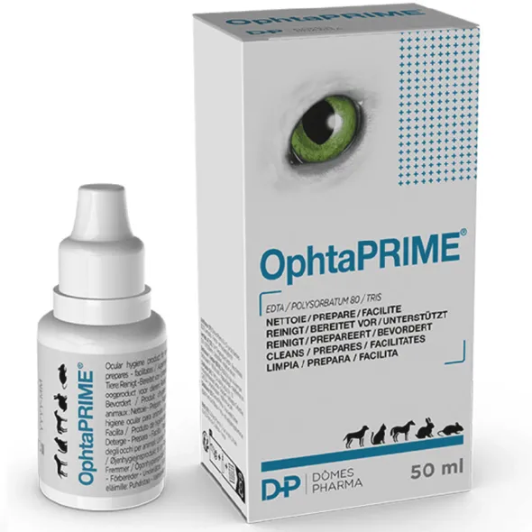 OphtaPRIME limpieza y protección ocular mascotas 50 ml