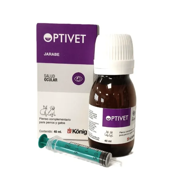 OPTIVET Jarabe salud visual perros gatos 40 ml