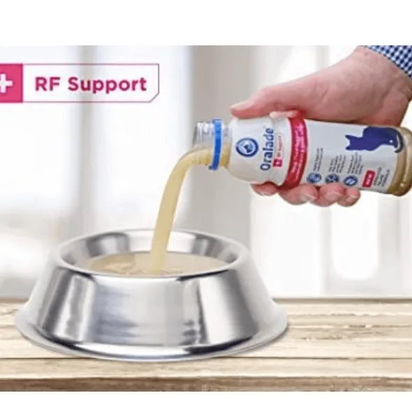 Oralade Advanced RF+ rehidratación y soporte renal gatos 6×330 ml