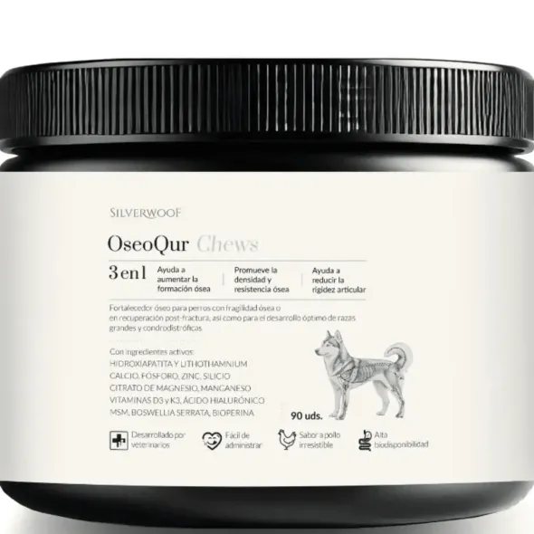 OseoQur Condroprotector para Perros – Salud Articular y Movilidad 90 Chews