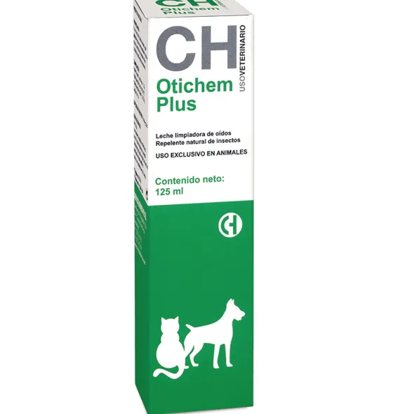 Otichem Plus leche limpiadora oídos perros gatos 125 ml