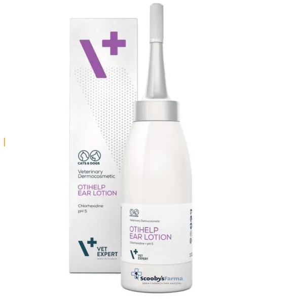 Otihelp loción limpiadora oídos perros gatos 75 ml