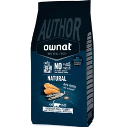 Ownat Author Fresh Oily fish y Poultry cat pienso para gatos adultos