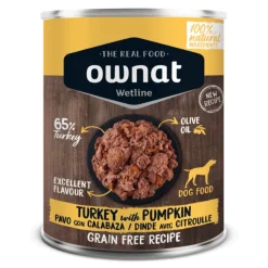 Ownat Lata pavo calabaza perros 400 g