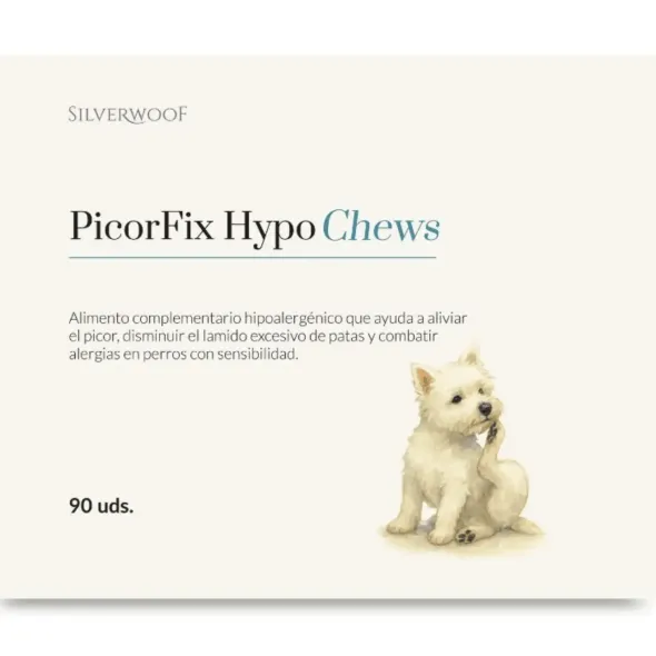 PicorFix HYPO Chews Suplemento hipoalergénico para perros con picor