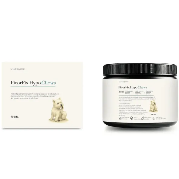 PicorFix HYPO Chews Suplemento hipoalergénico para perros con picor