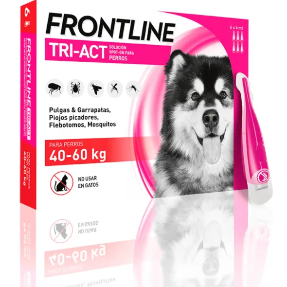 Pipetas Frontline Tri-Act para perros de 40 a 60 kg
