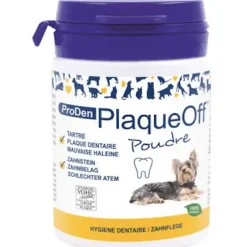 PlaqueOff polvo mal aliento perros y gatos