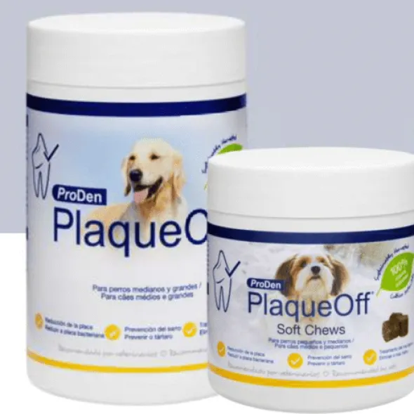 PlaqueOff SOFT CHEWS mal aliento, placa y sarro en perros