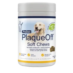 PlaqueOff SOFT CHEWS mal aliento, placa y sarro en perros